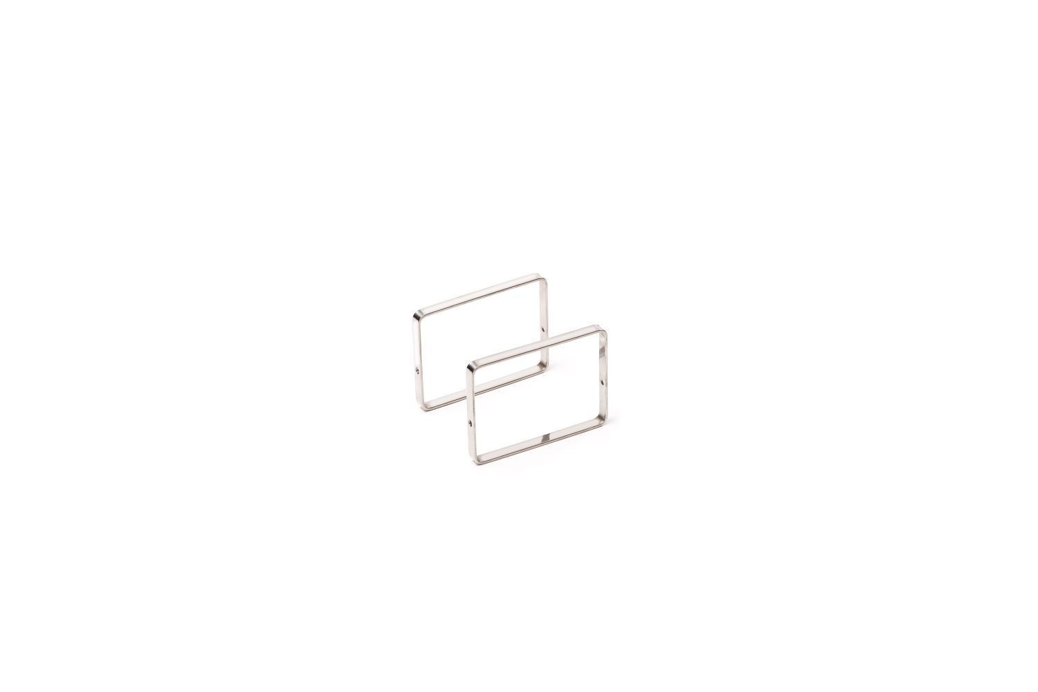 Bauhaus Set 2 Supporti Inox Slim Bassi Per Tavole - Comas