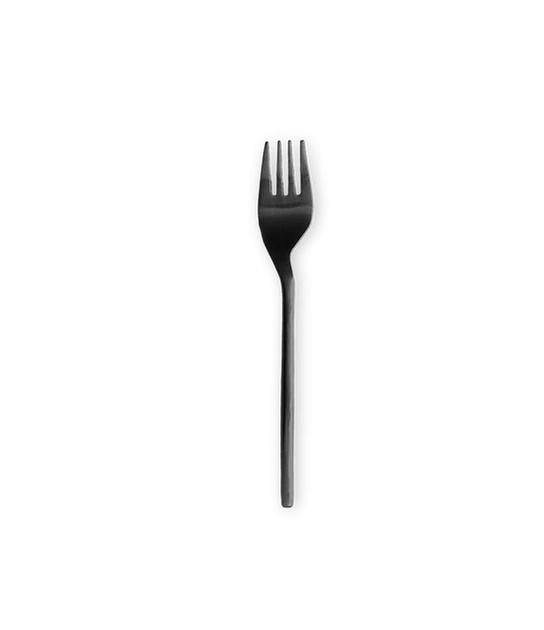 Forchetta Dessert Nero Opaco 17 cm Rama - Cookplay