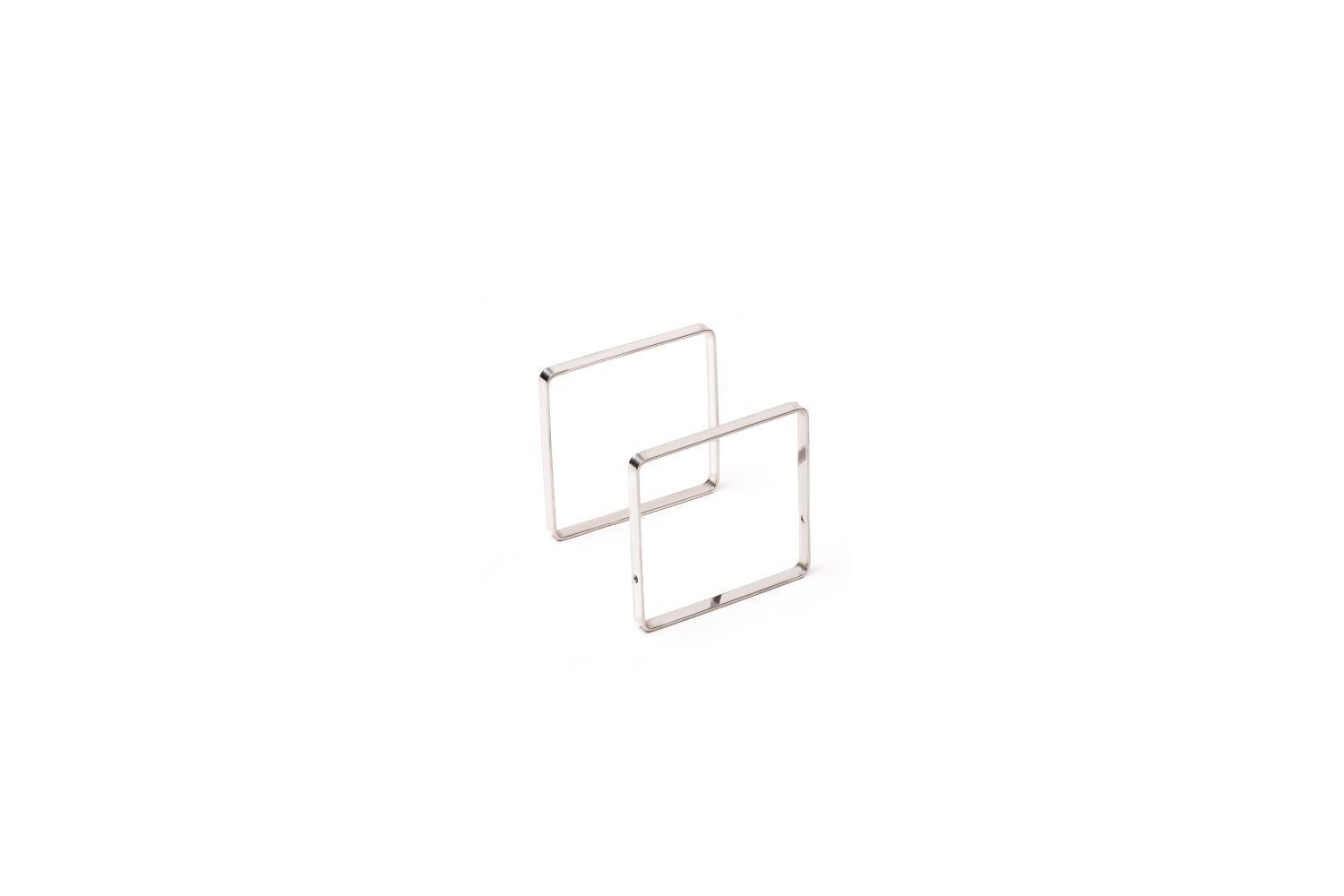 Bauhaus Set 2 Supporti Inox Slim Alti Per Tavole - Comas