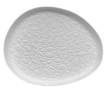 Piatto Ovale Opaco 29,5 X 24 cm Rex L - Cookplay