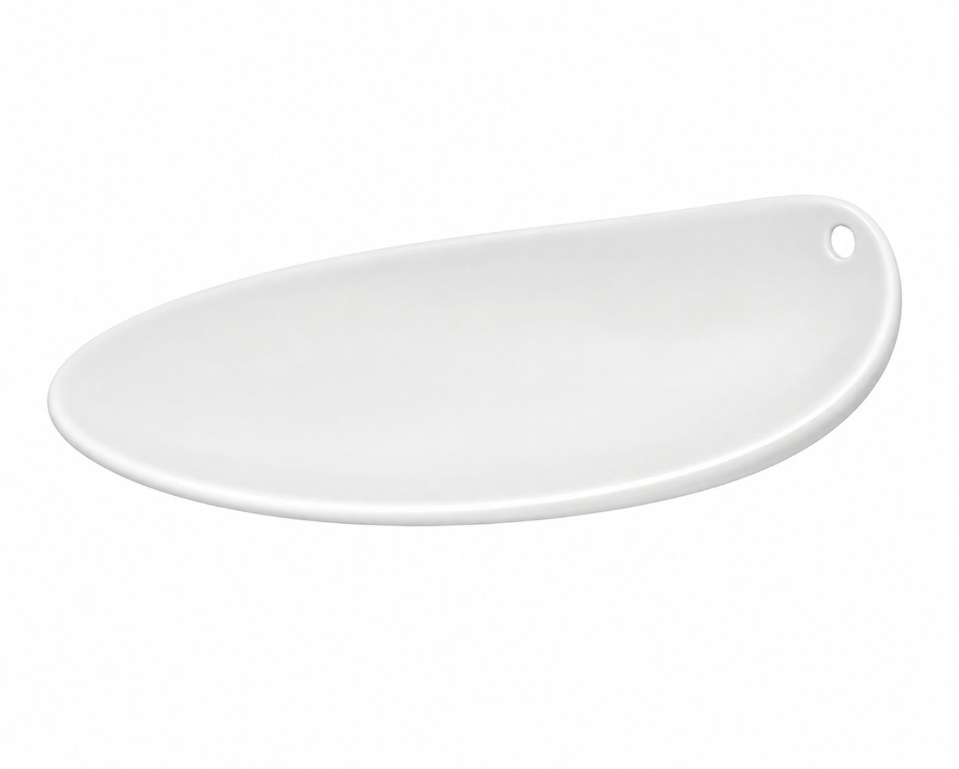 Piattino Opaco Bianco 14 X 11 cm Jomon - Cookplay