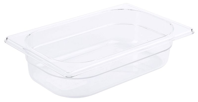 Contenitore GN 1/4 1,5 l SAN Trasparente - Contacto
