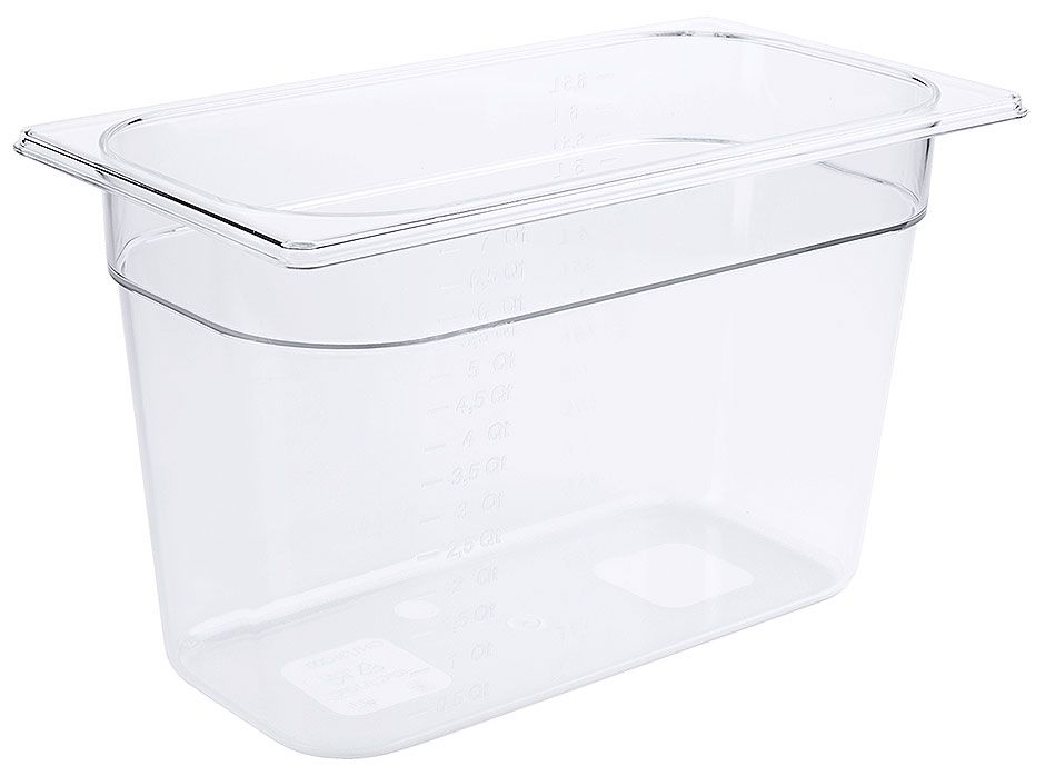 Contenitore GN 1/3 7 l SAN Trasparente - Contacto