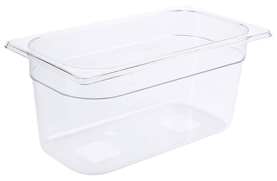 Contenitore GN 1/3 5,5 l SAN Trasparente - Contacto