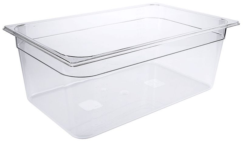 Contenitore GN 1/1 27,5 l SAN Trasparente - Contacto