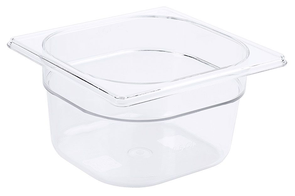 Contenitore GN 1/6 1,5 l SAN Trasparente - Contacto