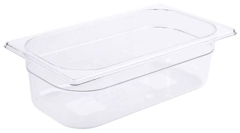 Contenitore GN 1/3 3,5 l SAN Trasparente - Contacto