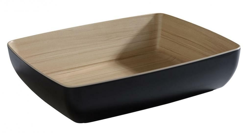 Ciotola GN 1/2 "Frida" 26,5 x 32,5 cm 4L Nero - APS