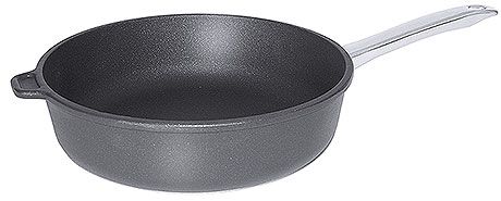 Padella Forma Piatta Alta per Induzione 28 cm - Contacto