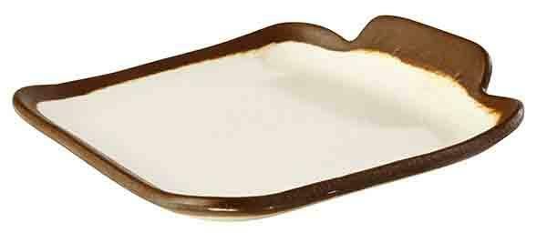 Piatto "Crocker" 13 x 14 cm Bianco - APS
