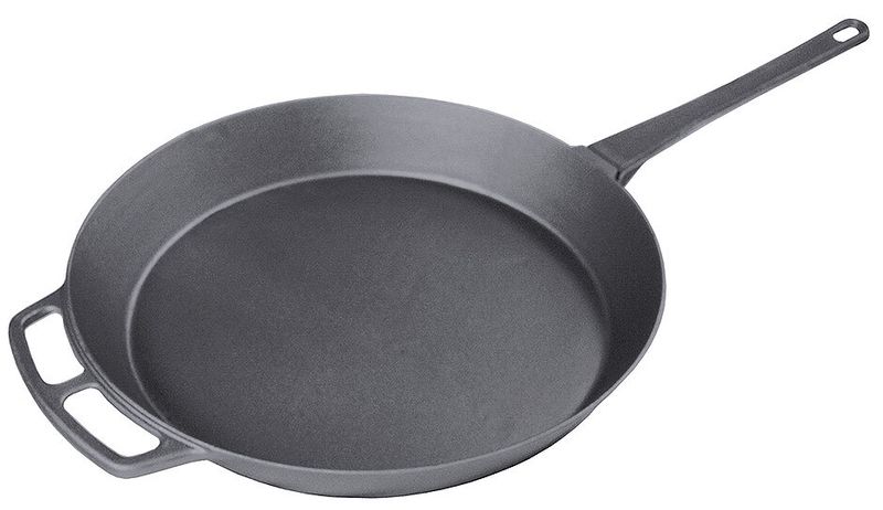 Padella Gigante in Ghisa 55 cm con Manico Lungo Rimovibile 48 cm - Contacto