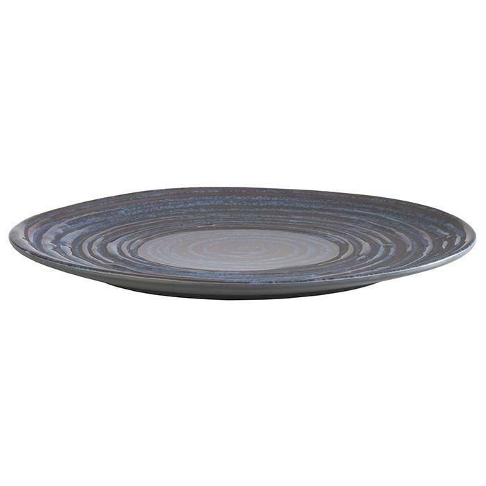 Piatto "Loops" 27 cm Blu, Grigio - APS