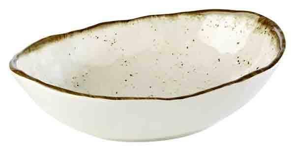Ciotola "Stone Art" 21 x 28,5 cm Bianco, Marrone - APS