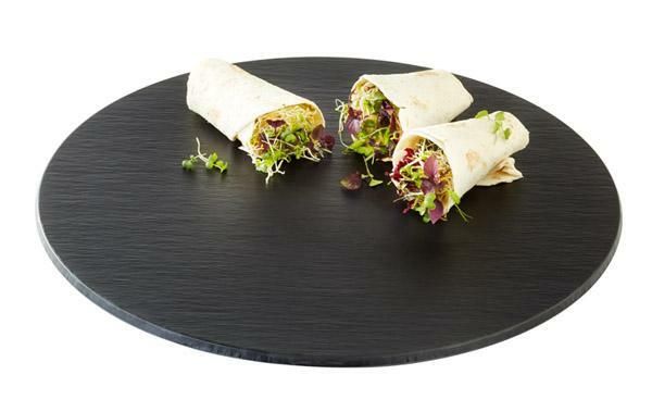 Vassoio "Slate" 40 cm Nero - APS