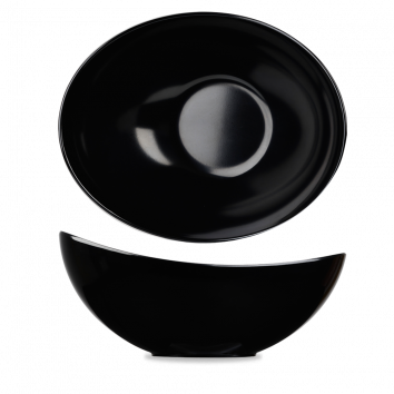 Ciotola Nera Buffet 35,5 X 25 Cm Moonstone E Tilt Black - Churchill