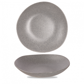 Ciotola 38 Cm Lotus E Trace Granite - Churchill