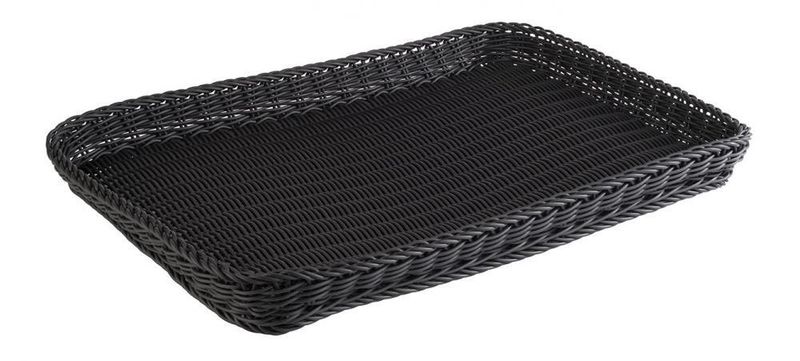 Cesto rettangolare "Profi Line" 40 x 60 cm Nero - APS
