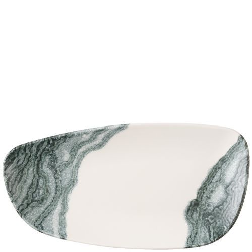 Vassoio Geometrico 30 X 15,5 Cm Inked Collection Tide Black - Churchill