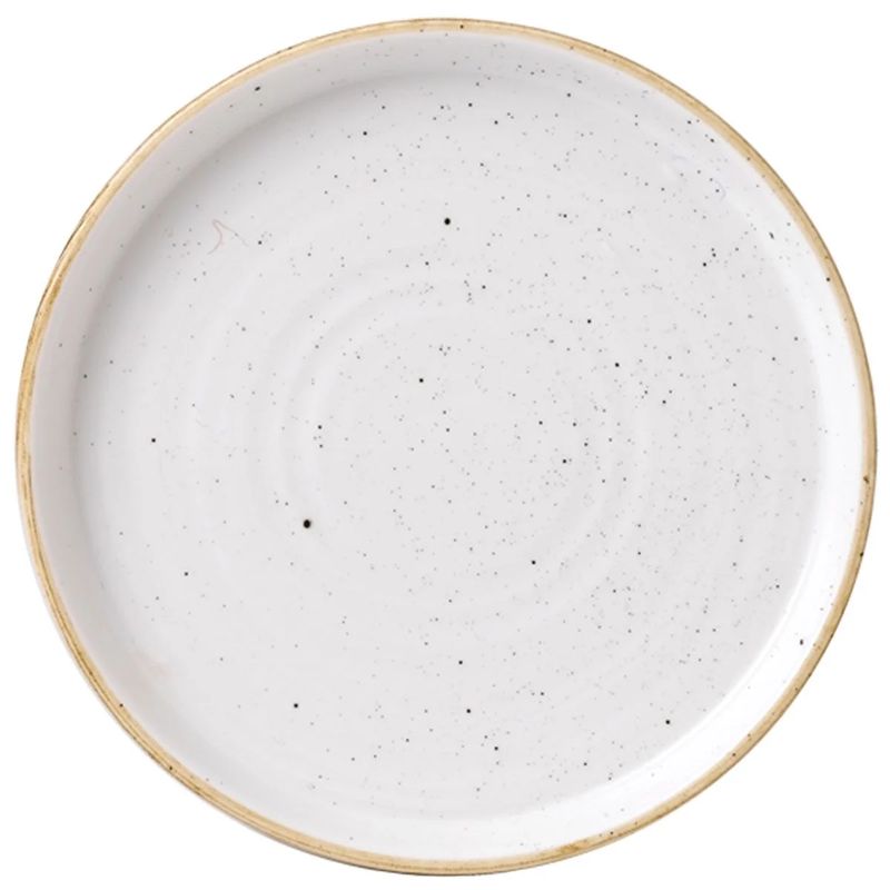 Piatto Bordo Verticale 15,7 Cm Stonecast Barley White - Churchill