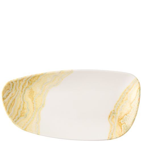Vassoio Geometrico 30 X 15,5 Cm Inked Collection Tide Gold - Churchill