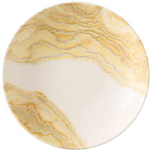Piatto Fondo 18,2 Cm Inked Collection Tide Gold - Churchill