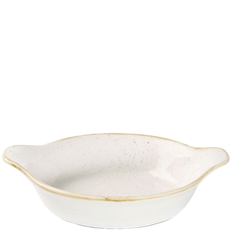 Tegame Servizio Grande Con Manici 30 Cl Stonecast Barley White - Churchill