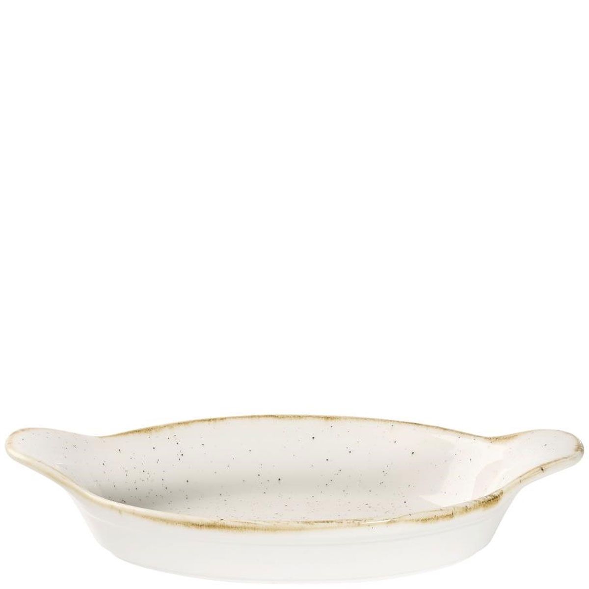 Tegame Servizio Piccolo Con Manici Stonecast Barley White - Churchill