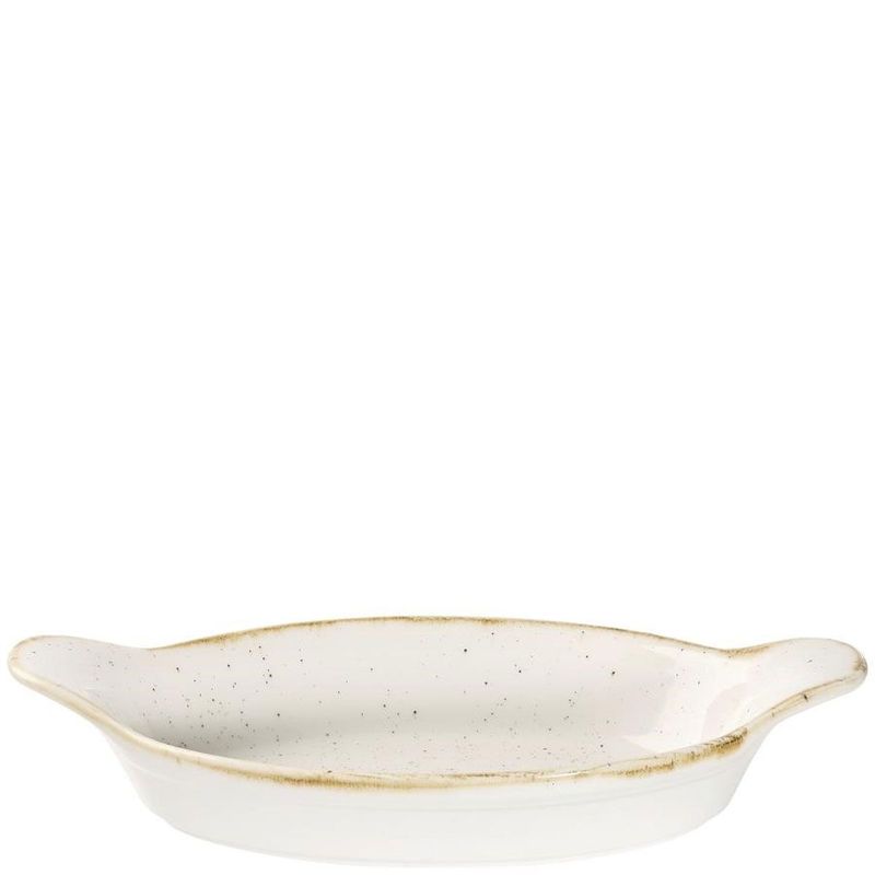 Tegame Servizio Piccolo Con Manici Stonecast Barley White - Churchill