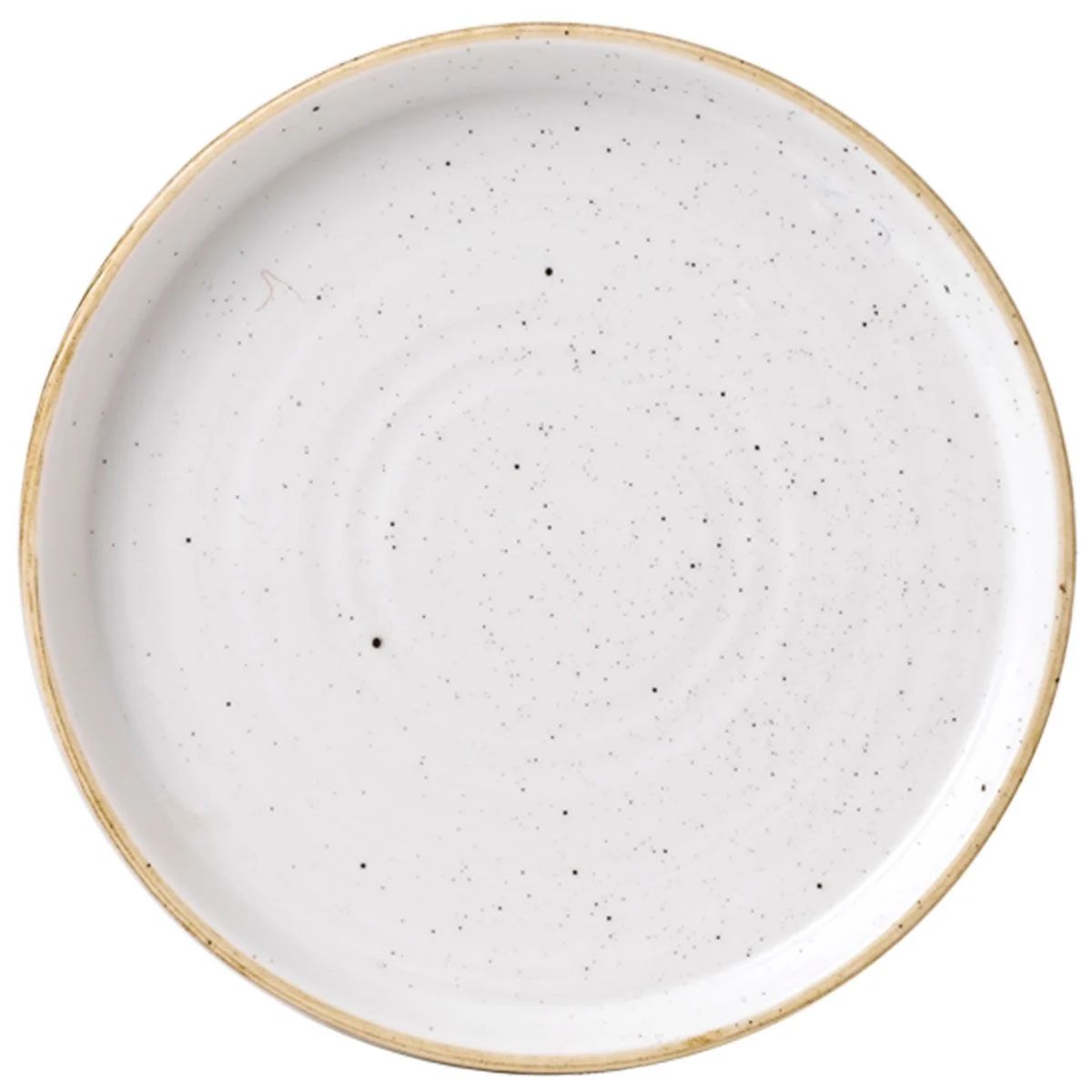 Piatto Bordo Verticale 27,5 Cm Stonecast Barley White - Churchill