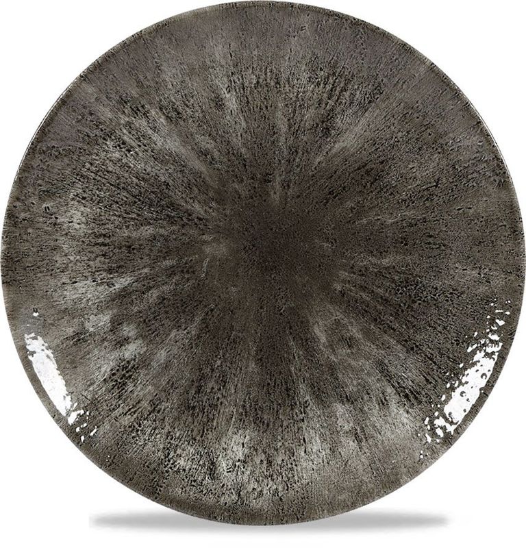 Piatto Piano 21,7 Cm Studio Prints Stone Quartz Black - Churchill