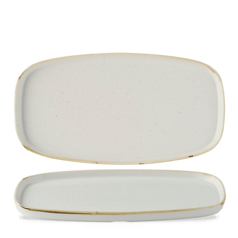 Piatto Rettangolare Chefss 29,5 cm Stonecast Barley White - Churchill