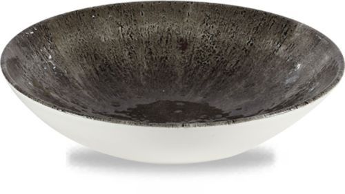Piatto Fondo 18,2 Cm Studio Prints Stone Quartz Black - Churchill