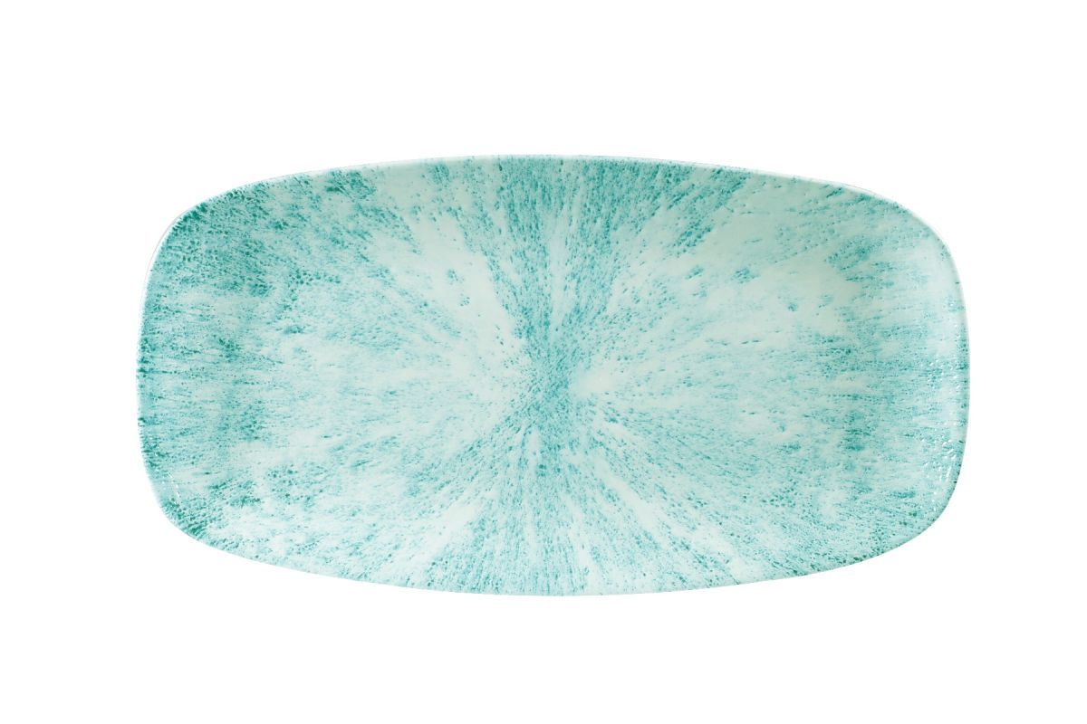 Piatto Oblungo 29,8 X 15,3 Cm Studio Prints Stone Aquamarine - Churchill