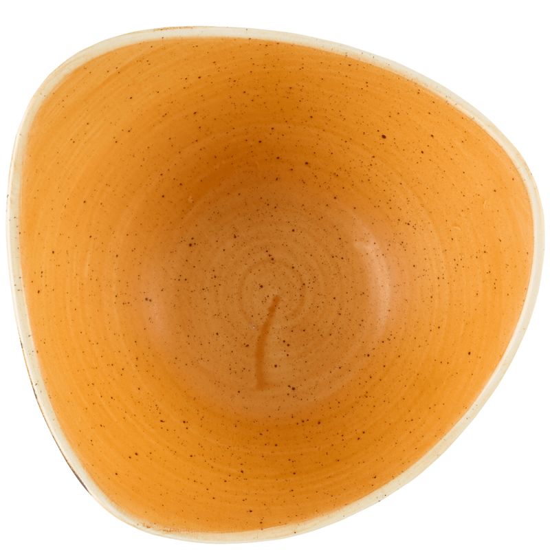 Ciotola Triangolare 15,3 Cm Stonecast Tangerine - Churchill