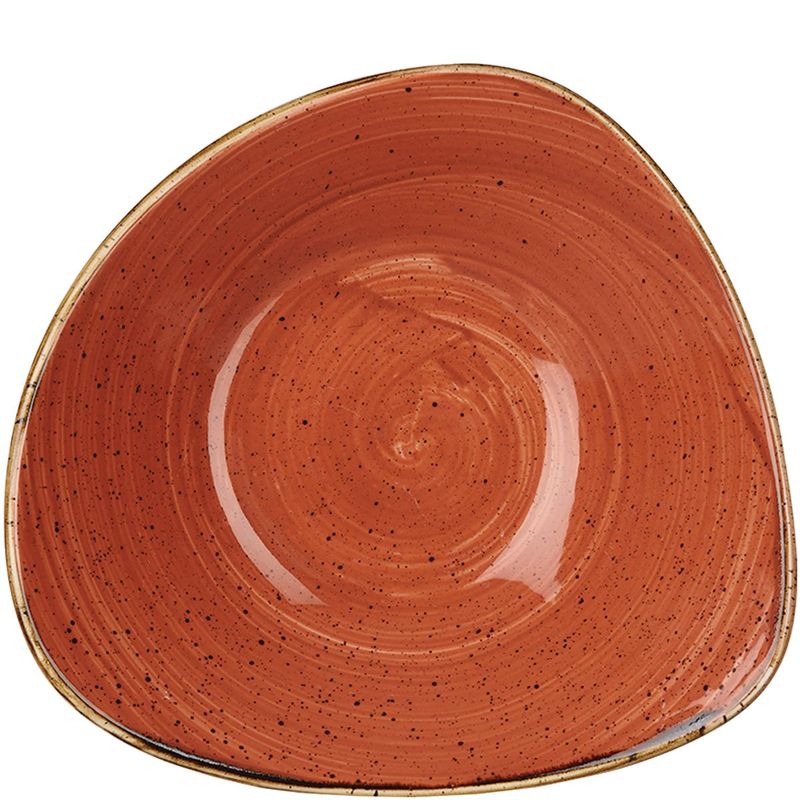 Ciotola Triangolare 18,5 Cm Stonecast Spiced Orange - Churchill