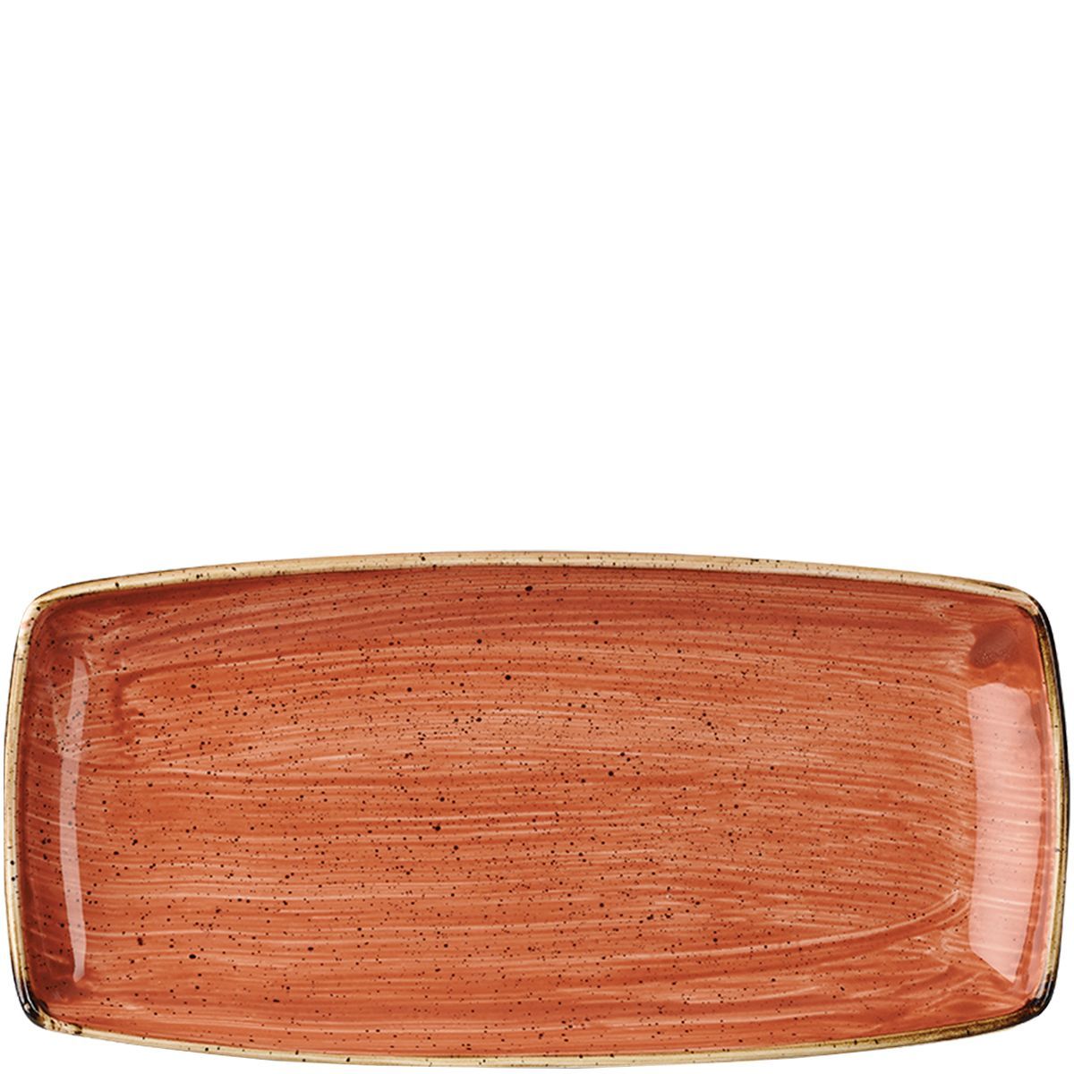 Piatto Oblungo 29,5 X 14 Cm Stonecast Spiced Orange - Churchill
