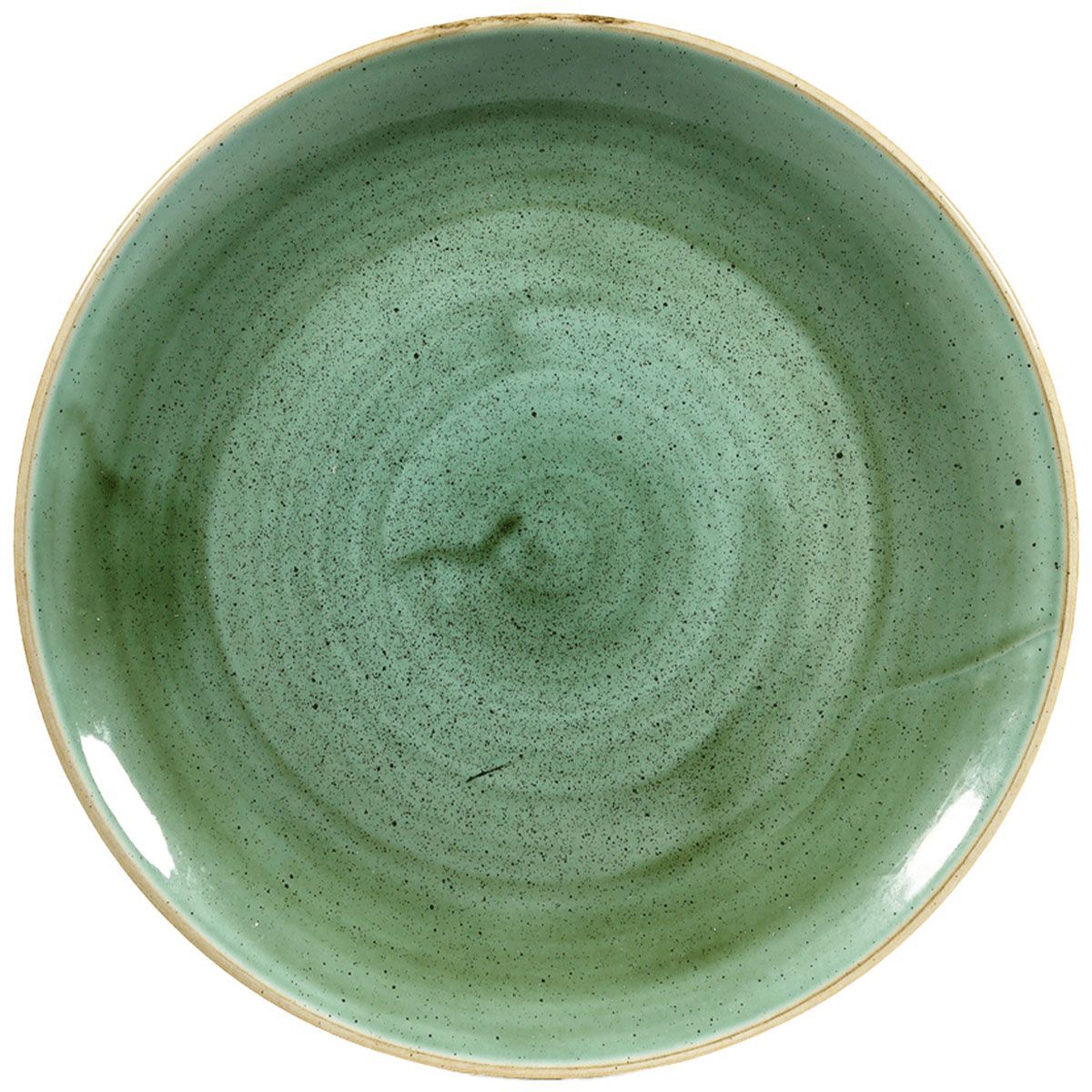Piatto Piano 26 Cm Stonecast Samphire Green - Churchill