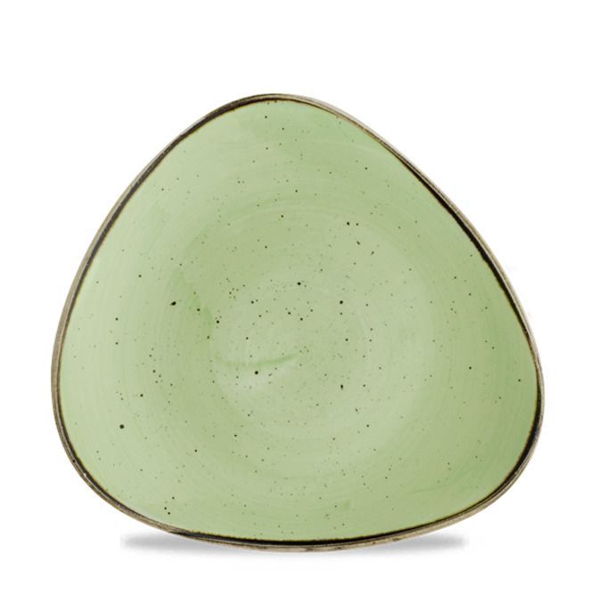 Piatto Triangolare 26,5 Cm Stonecast Sage Green - Churchill