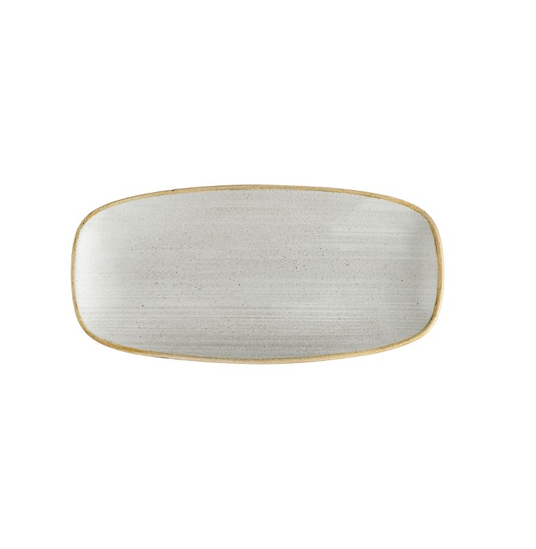 Piatto Oblungo 26,9 X 12,7 Cm Stonecast Raw Grey - Churchill