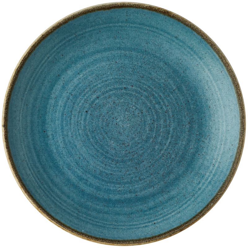 Piatto Piano 16,5 Cm Stonecast Raw Teal - Churchill