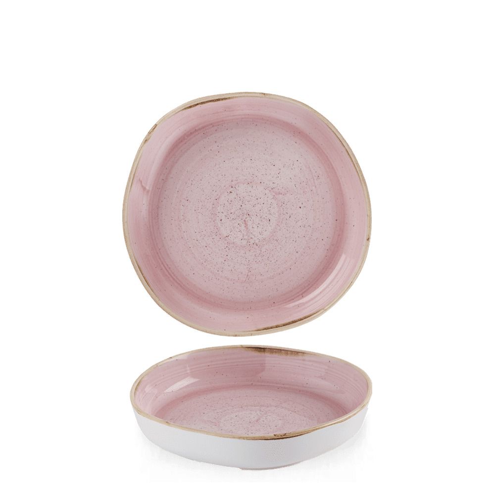 Ciotola Organic Walled Stonecast Petal Pink - Churchill