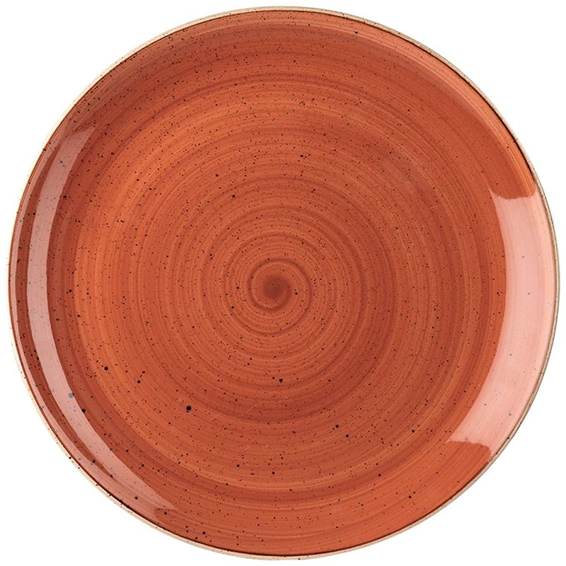 Piatto Piano 26 Cm Stonecast Spiced Orange - Churchill