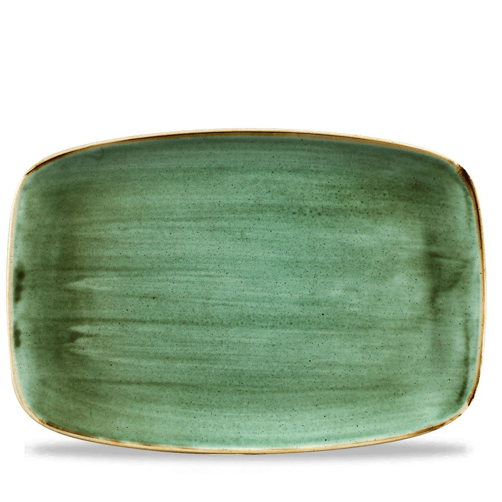 Piatto Rettangolare Chefs 24,5 cm Stonecast Samphire Green - Churchill