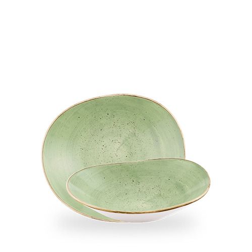 Ciotola Organic Opal 23 cm Stonecast Sage Green - Churchill