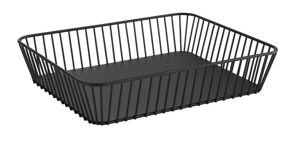 Cesto GN 1/2 "Urban" 26,5 x 32,5 cm Nero - APS