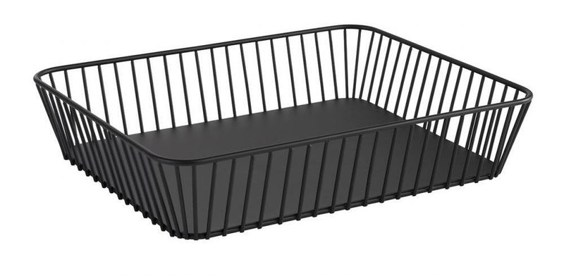 Cesto GN 1/2 "Urban" 26,5 x 32,5 cm Nero - APS