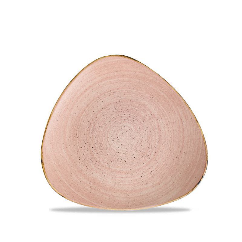 Piatto Triangolare 24,5 Cm Stonecast Raw Terracotta - Churchill