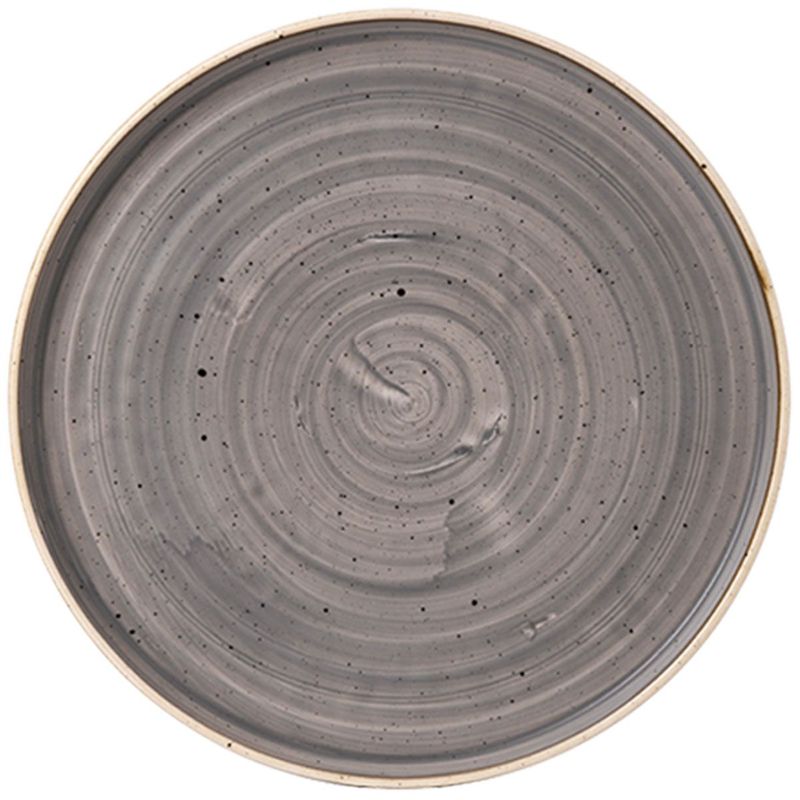 Piatto Bordo Verticale 27,5 Cm Stonecast Peppercorn Grey - Churchill