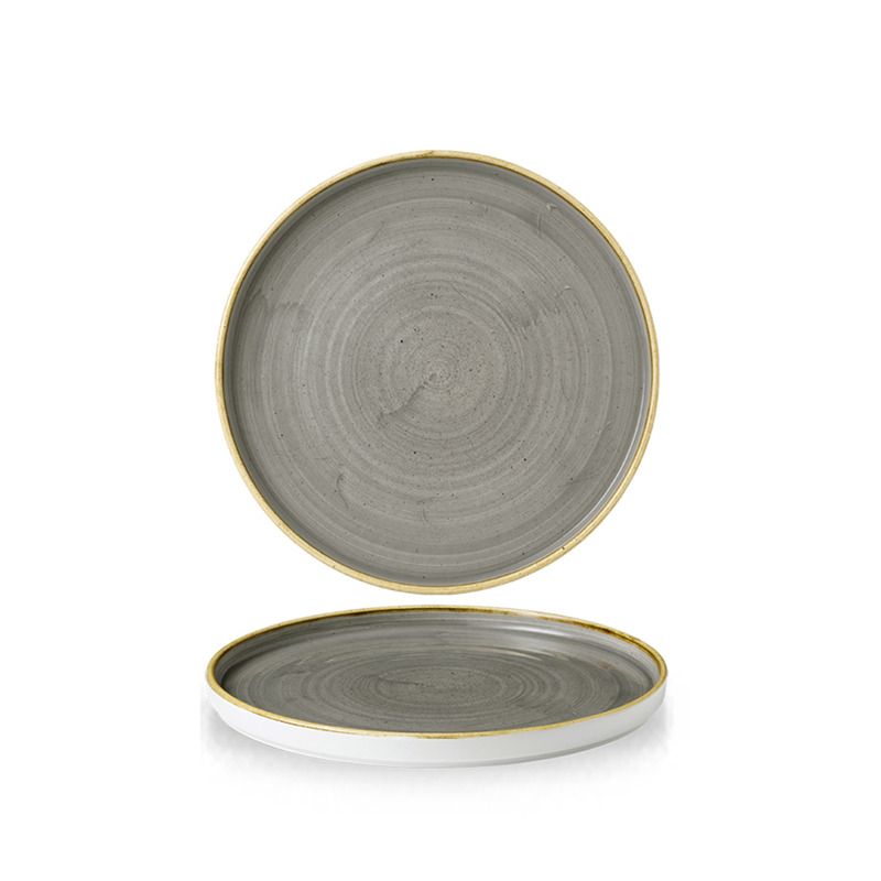 Piatto Bordo Verticale 15,7 Cm Stonecast Peppercorn Grey - Churchill