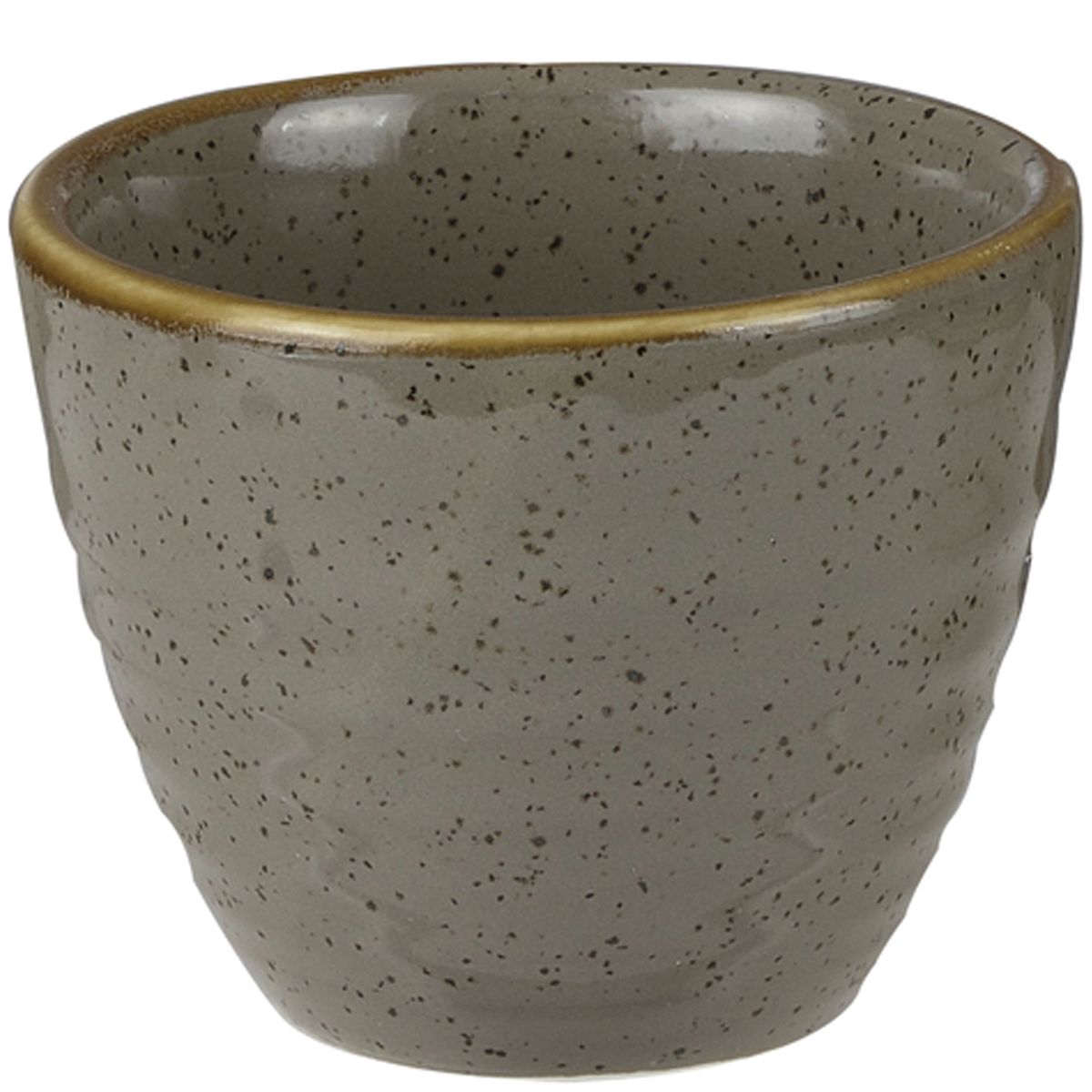 Ciotolina Ondulata 5,7 Cl Stonecast Peppercorn Grey - Churchill
